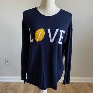 Rachel Zoe Love Football Sweater